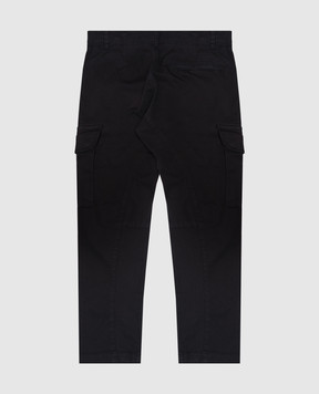 C.P. Company Детские черные карго с логотипом. CNP004LRC051015