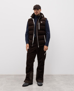 Brunello Cucinelli Гольф из шелка с принтом MM819KT71