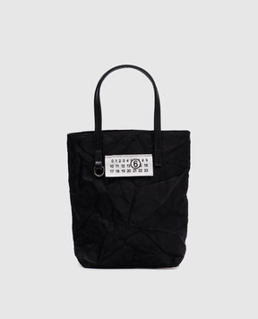 Maison Margiela MM6 Чорна сумка з нашивкою логотипа SB5ZI0009P6994