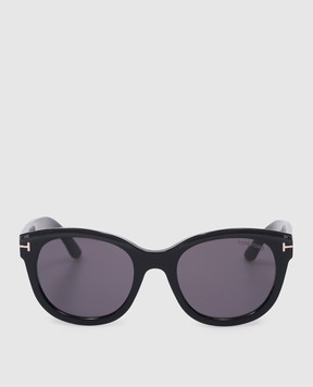 Tom Ford Чорні сонцезахисні окуляри PHILIPPA  з логотипом FT1114