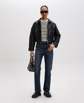Max Mara Sportmax Сині джинси TASSO з ефектом потертості TASSO