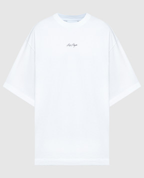 Axel Arigato Біла футболка Sketch з принтом логотипа A2138005