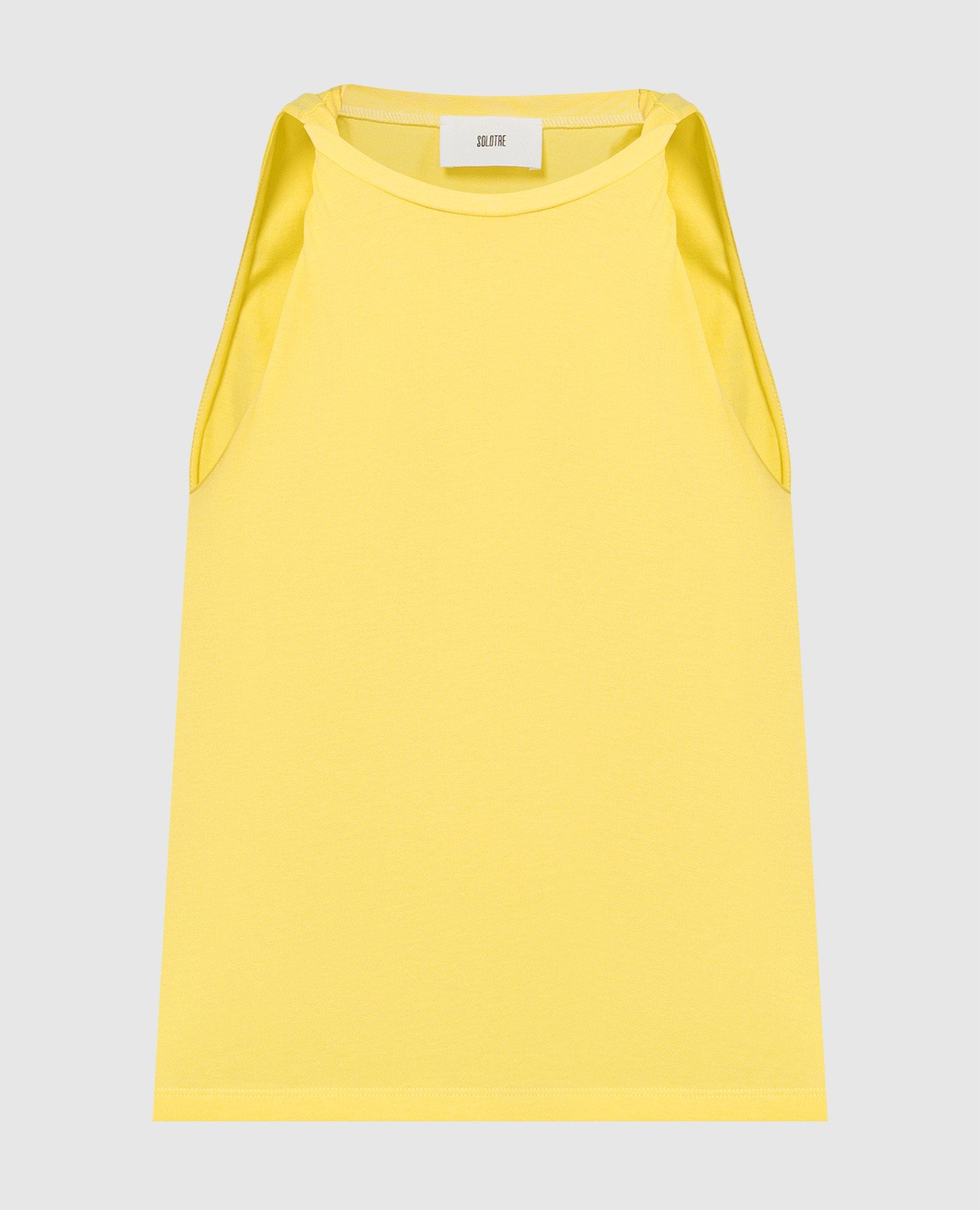 Yellow top with accent razors