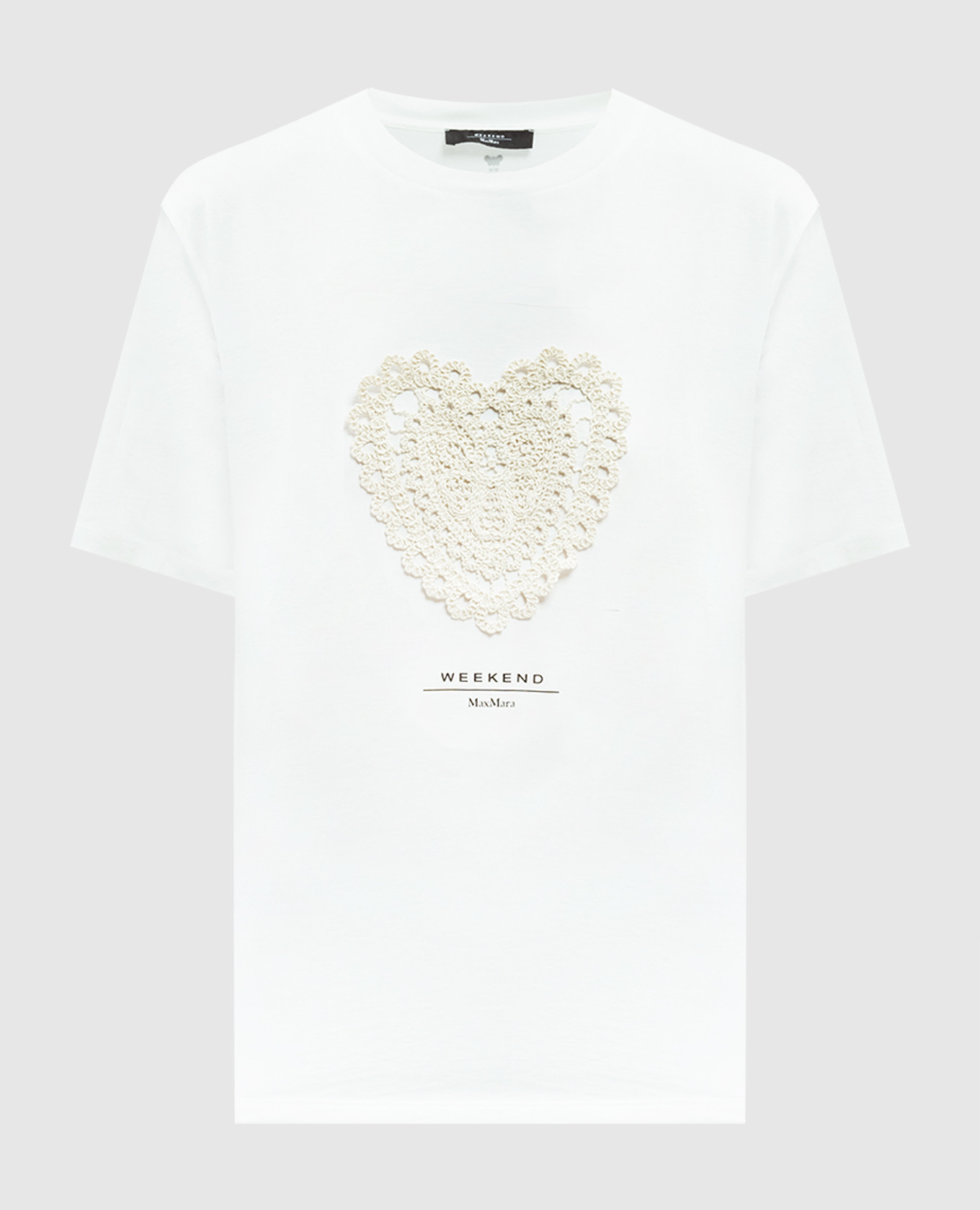 

Белая футболка BARBANO с вышивкой, Белый, Футболки