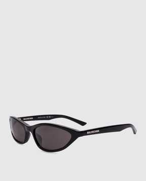 Balenciaga Черные очки Neo Oval 812657T0039