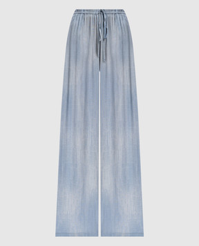 Ermanno Scervino Блакитні штани з ефектом деграде D462P302EMY