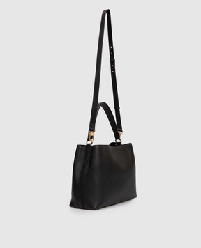 Bally Чорна шкіряна сумка Lock Me WAH02OVT710