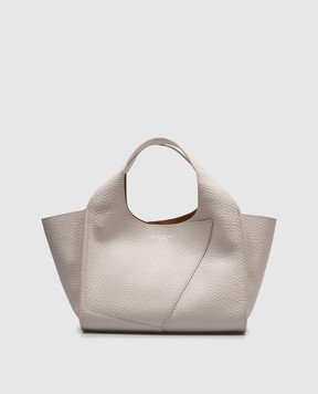 Gianni Chiarini Бежева шкіряна сумка-тоут EUFORIA BS9554RNGDBL