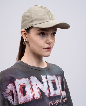 Dondup Зелена кепка з вишивкою емблеми логотипа WQ142Y00402DIT1