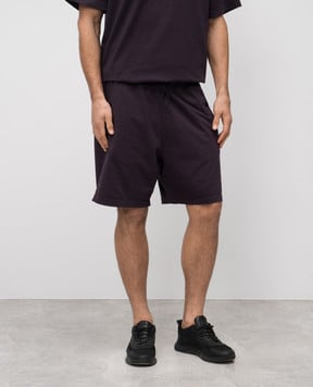 Stone Island Фиолетовые шорты с логотипом логотип логотип. K1S156200004S0A50