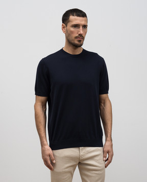 Loro Piana Синяя футболка FAO9909