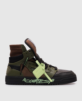 Off-White Шкіряні хайтопи 3.0 Off Court OMIA065S25LEA003
