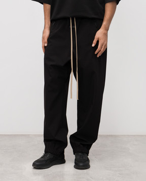 Fear of God Чорні джогери з нашивкою логотипа FG25FW35353PON