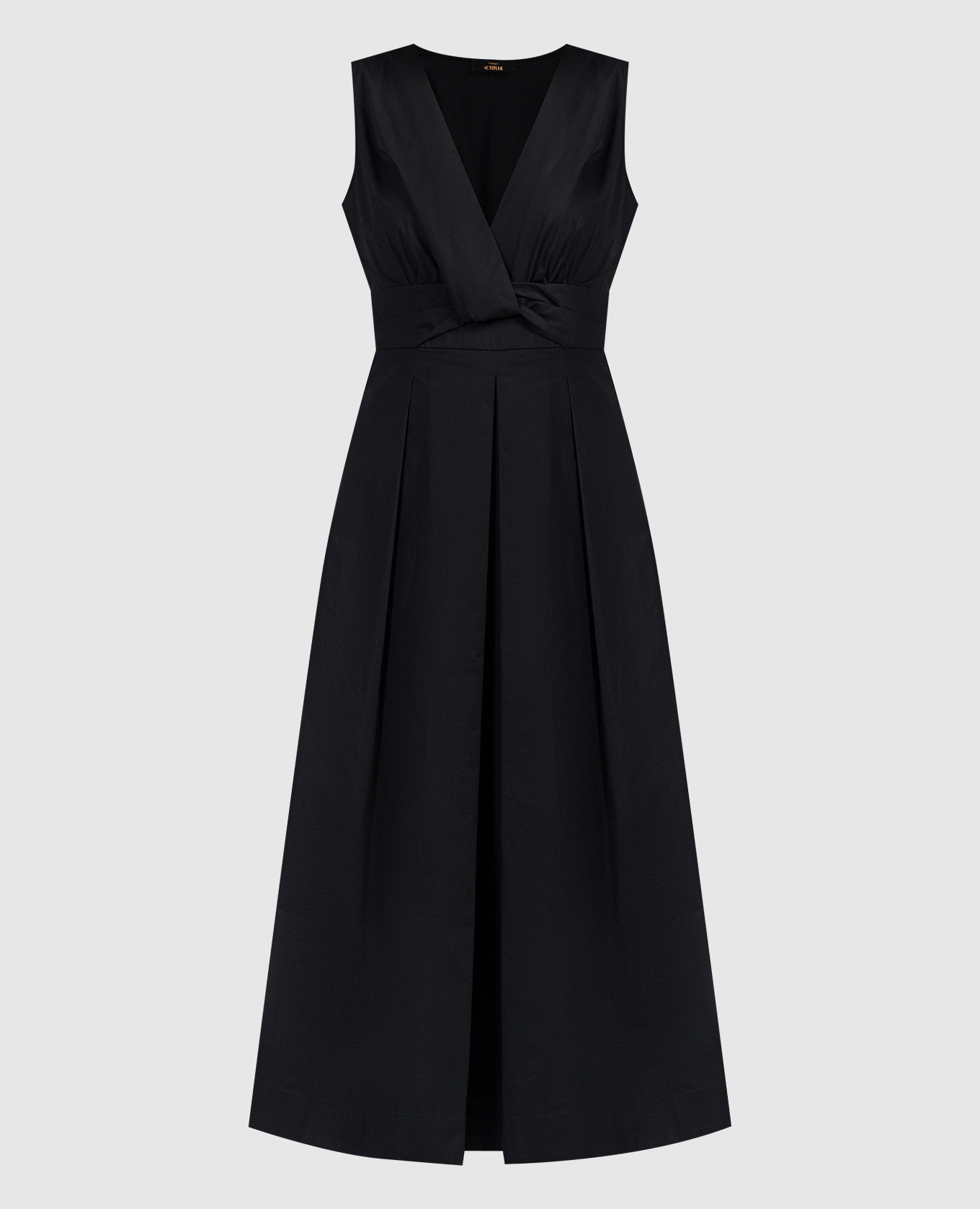 

Черное платье миди, Черный, Повседневные платья