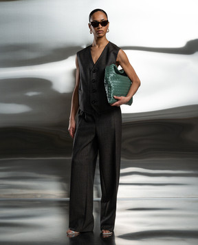 Bottega Veneta Коричневый жилет из шерсти 780026V3PI0