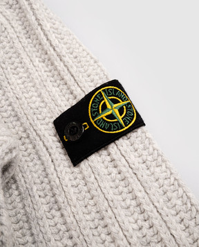 Stone Island Дитячий сірий светр з вовною та кашеміром K2S165100008S00M71012