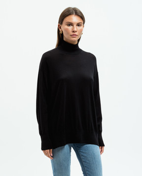 Max Mara Черный гольф LIVIA из шерсти LIVIA