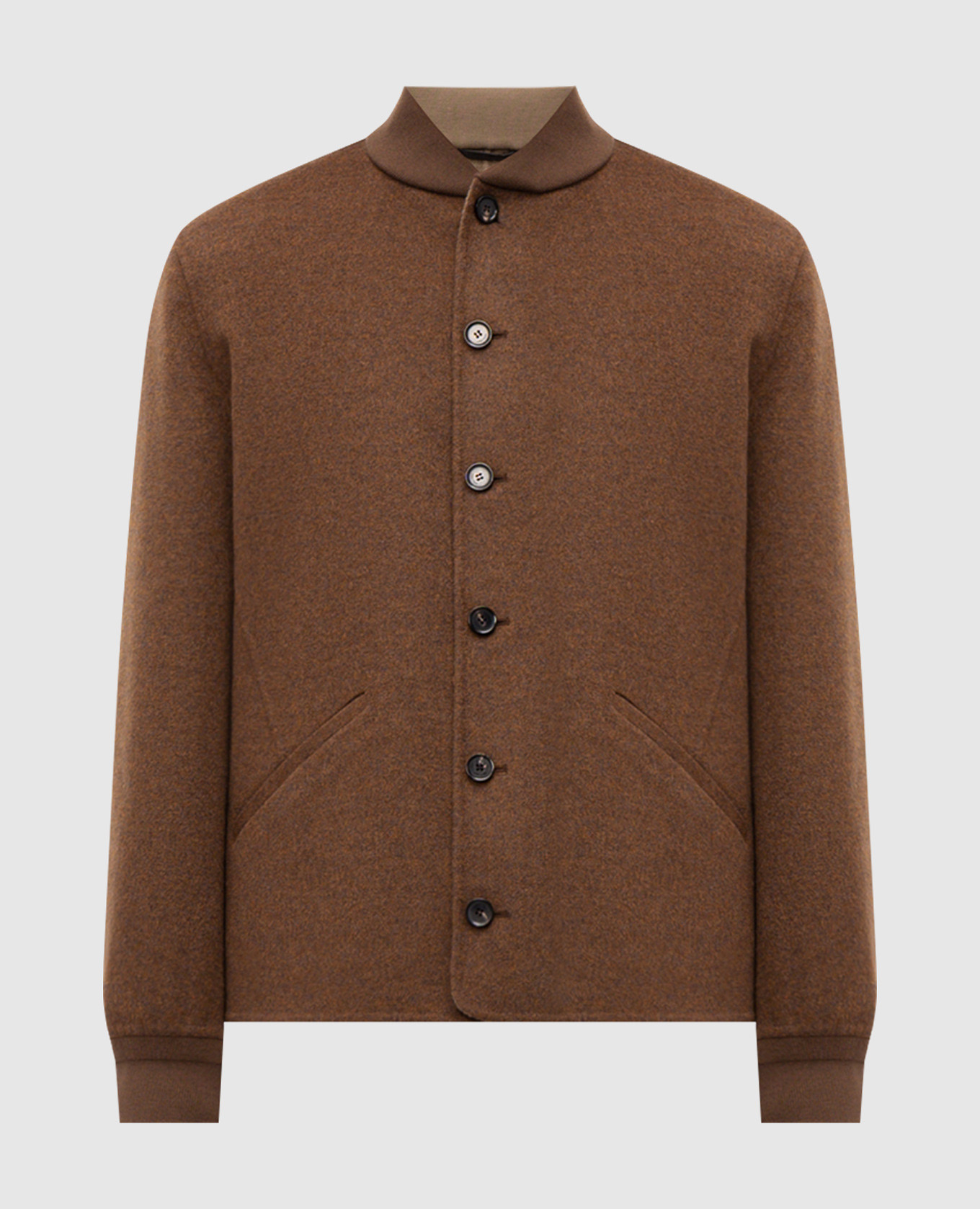 

Коричневая куртка Rik из кашемира, Коричневый, Куртки