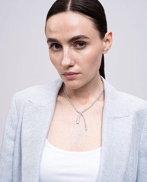 Swarovski Сріблясте намисто Matrix Y 5692533