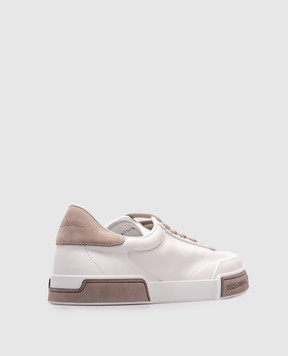 Dolce&Gabbana Белые кожаные кроссовки Portofino Yacht A20190A6678