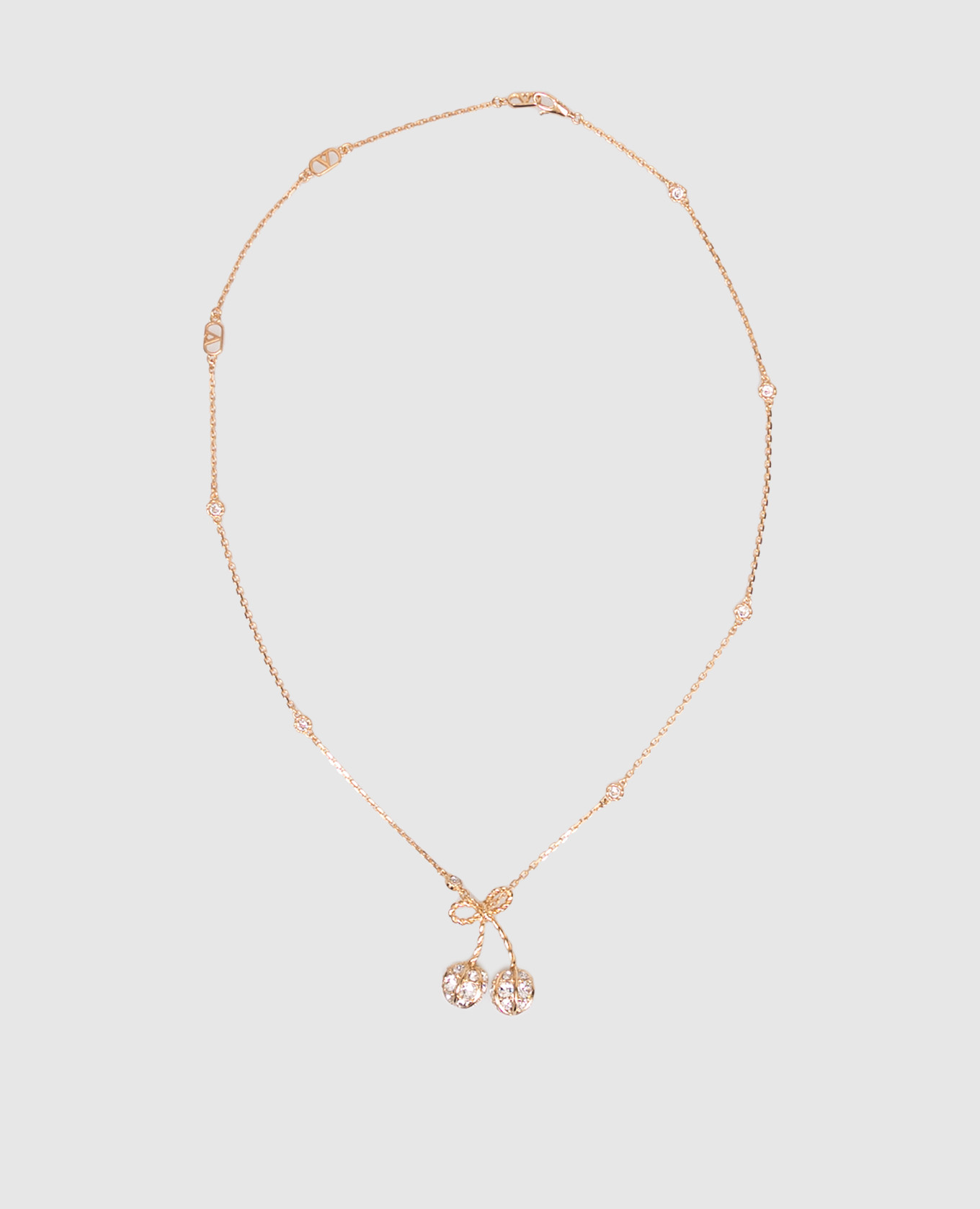 

Золотистое ожерелье Cherryfic с кристаллами Swarovski, Золотистый, Ожерелья