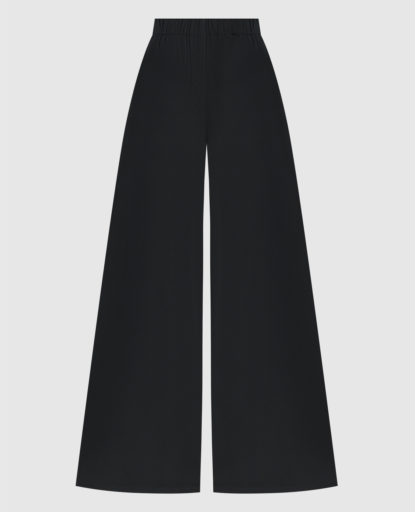 Black Navigli trousers with logo embroidery