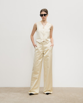 Magda Butrym Бежеві штани PANTS04140524