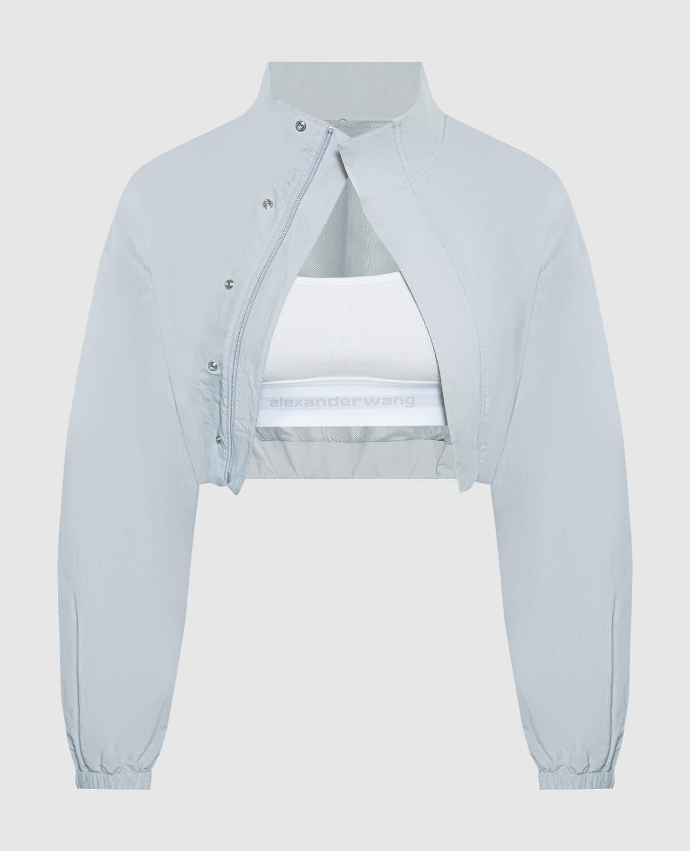 

Серая ветровка с вшитым топом, Серый, Ветровки