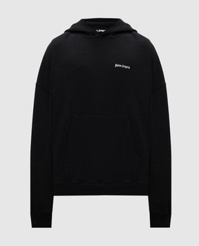 Palm Angels Черные худи с вышивкой логотипа PMBB153C99FLE002