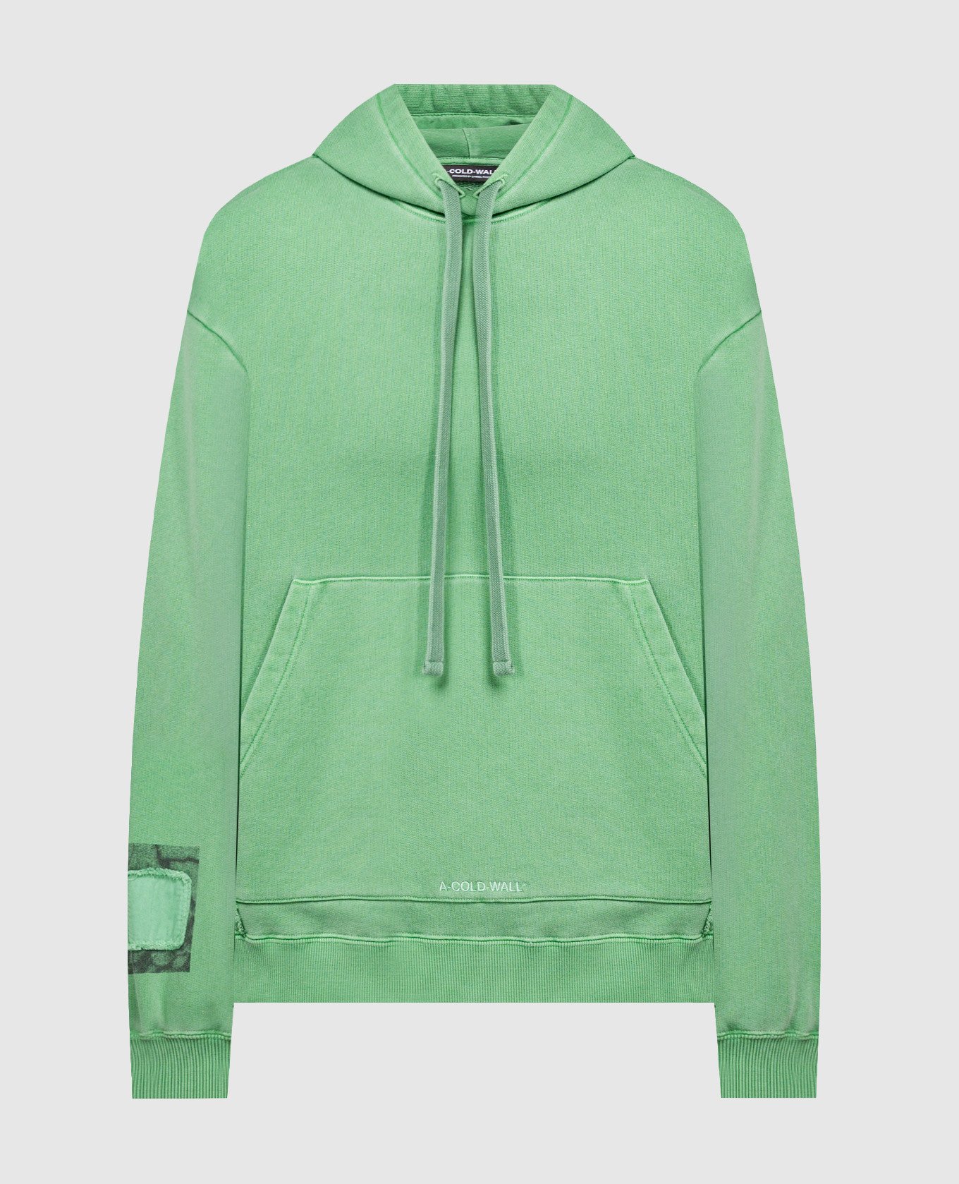Cubist green hoodie