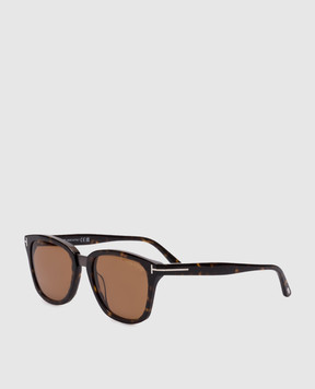 Tom Ford Коричневі сонцезахисні окуляри Graydon FT1213