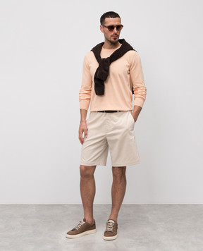 Brunello Cucinelli Оранжевый джемпер M2900100