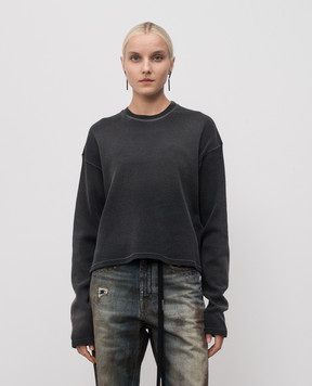 Ann Demeulemeester Серый лонгслив Nikita B0013505FA698