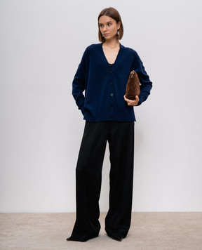 Jil Sander Синій кардиган з кашеміру J02HP0009J13206