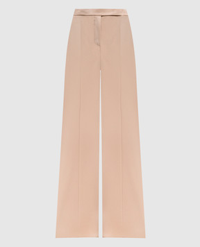Max Mara Бежевые палаццо NINFA из шерсти NINFA