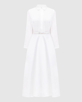Gabriela Hearst Біла сукня Marley з льону X004406LA001