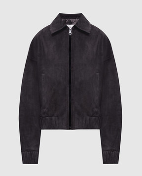 Babe Pay Pls Серая замшевая куртка 2523SUEDE