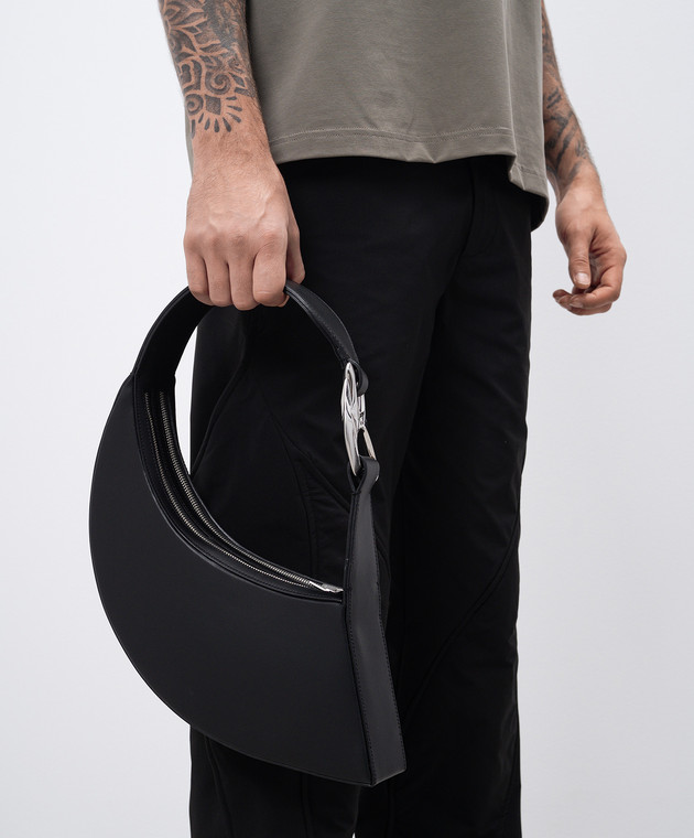 Heliot Emil - Черная кожаная сумка STEM BAG 1566 купить в Symbol