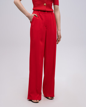 Balmain Червоні штани EF0PO160VB00