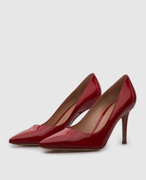 Gianvito Rossi Красные кожаные лакированные лодочки G2458085RICVER