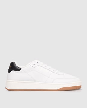 Saint Laurent Белые кожаные кроссовки SL/61 81947800NI0