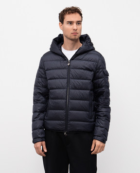 Moncler Синя пухова куртка Najan K20911A00009597YF