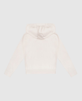 Moncler ENFANT Дитяче біле худі з принтом логотипа K29548G00012899PS1214