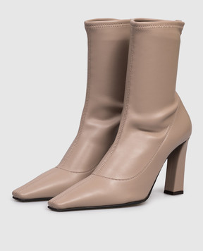 Giuseppe Zanotti Бежеві ботильйони Barbaro stretch I570001