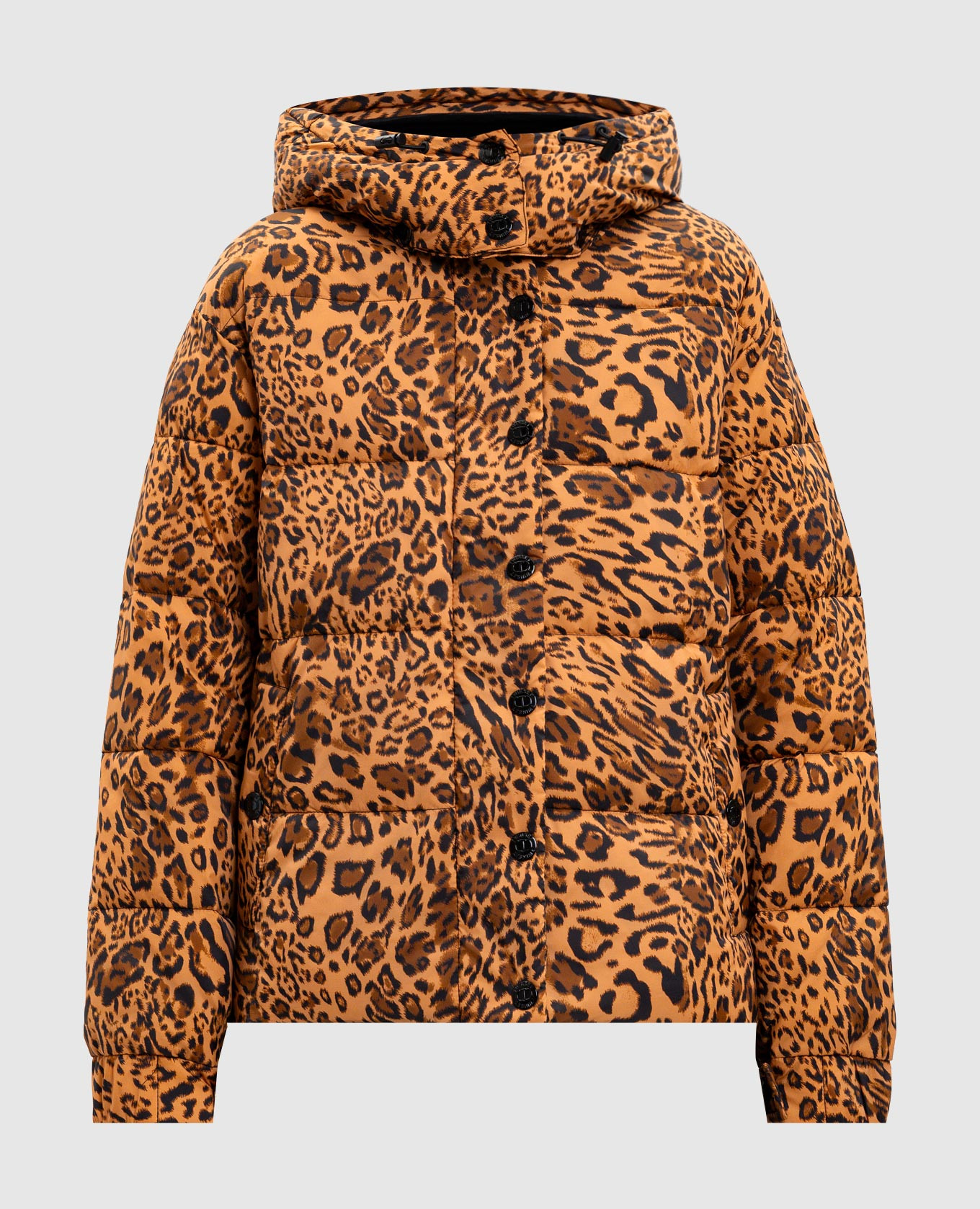 

Коричневая куртка в анималистическом принте, Коричневый, Куртки