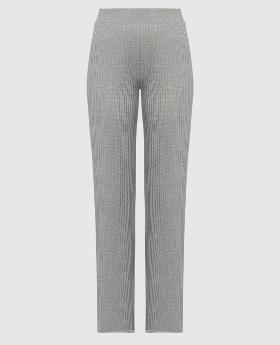 Gray striped pants