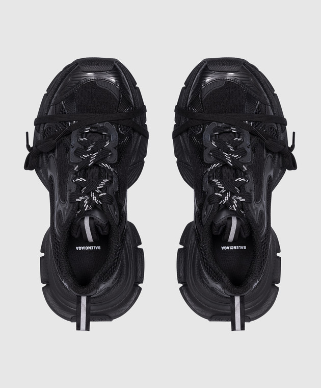 Balenciaga Черные кроссовки 3XL с логотипом 734731W3XL1 изображение 4