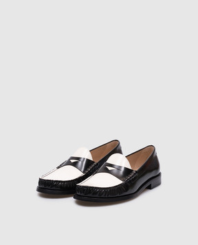 Stuart Weitzman Чорні шкіряні глянцеві лофери Lottie SK194