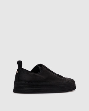 Ann Demeulemeester Черные замшевые кеды Nono с эффектом потертости B0012569LT147