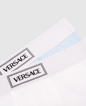 Versace Дитячий набір трусів-боксерів з візерунком логотипа 10187861A13344